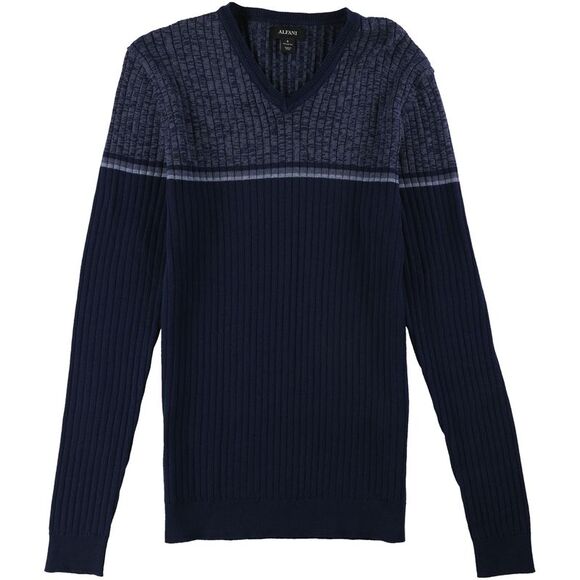 Alfani Other - Alfani Mens Textured Stripe Pullover Sweater, NWT